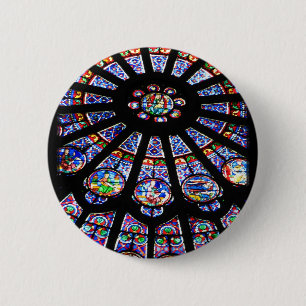 Badge Rond 5 Cm Lumière en verre