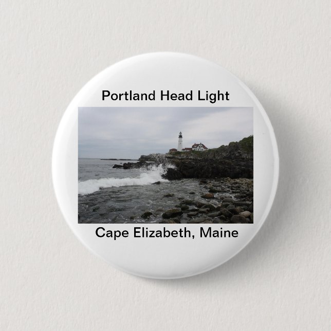Badge Rond 5 Cm Lumière tête Portland (Devant)