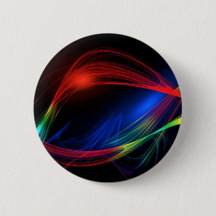 Badge Rond 5 Cm Lumières colorées Abstraites