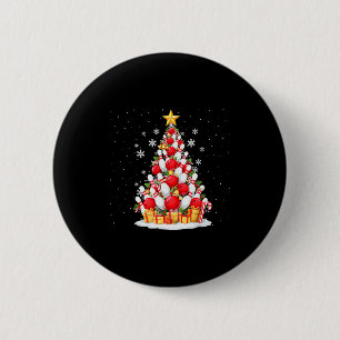 Badge Rond 5 Cm Lumières drôles de bowling pour sapin de Noël Xmas