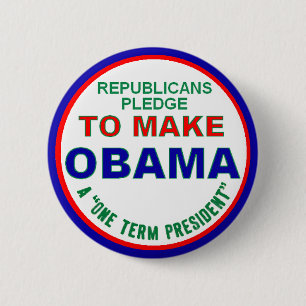 Badge Rond 5 Cm L'un Président Button de terme