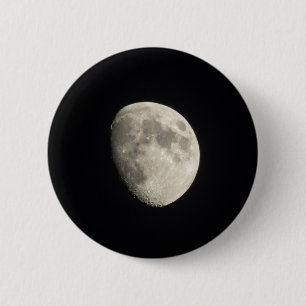 Badge Rond 5 Cm Lune