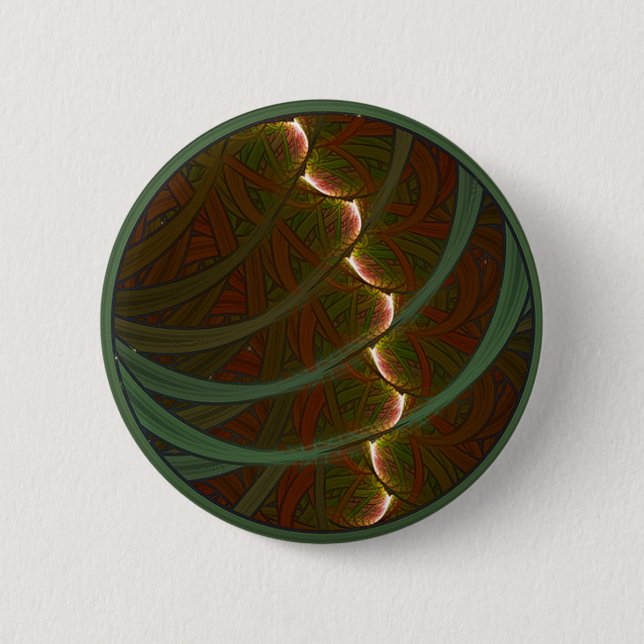 Badge Rond 5 Cm Lune de cheval de Lotus (Devant)