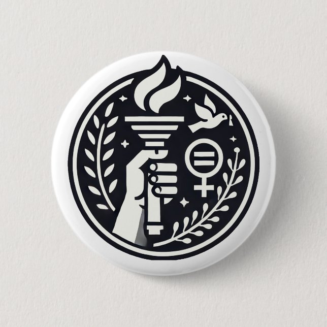Badge Rond 5 Cm L'Unité en marche (Devant)