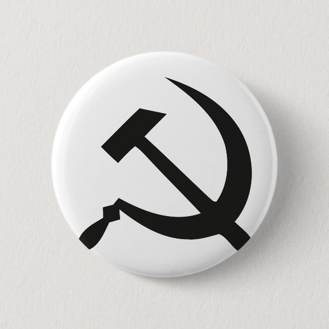 BADGE ROND 5 CM L'URSS/CCCP/URSS (Devant)