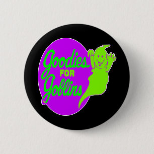 Badge Rond 5 Cm Lutin-Sucreries