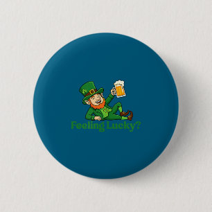 Badge Rond 5 Cm Lutins chanceux jour de la saint patrick Sentiment
