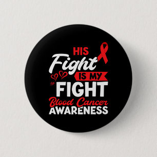Badge Rond 5 Cm Lutte Conscience du cancer du sang Cancer du sang