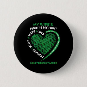 Badge Rond 5 Cm Lutte contre la maladie Mari Maris Femme Hommes Fe