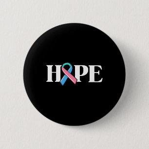 Badge Rond 5 Cm Lutte contre le cancer Femme Espoir Survivant Guer