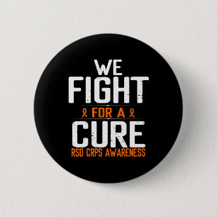 Badge Rond 5 Cm Lutte de sensibilisation RSD CRPS pour un survivan