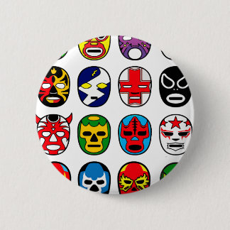 Badge Rond 5 Cm Lutte mexicaine de lutteur de masque de Lucha