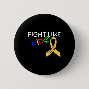 Badge Rond 5 Cm Lutter comme les enfants Mois de sensibilisation a
