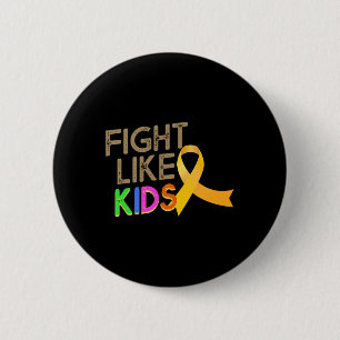 Badge Rond 5 Cm Lutter comme les enfants Mois de sensibilisation a