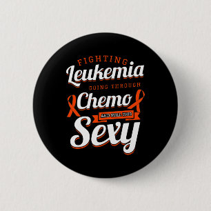 Badge Rond 5 Cm Lutter contre la leucémie Cancer du sang Chimiothé