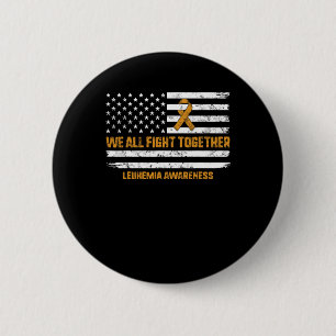 Badge Rond 5 Cm Lutter contre la leucémie Sensibilisation Orange R
