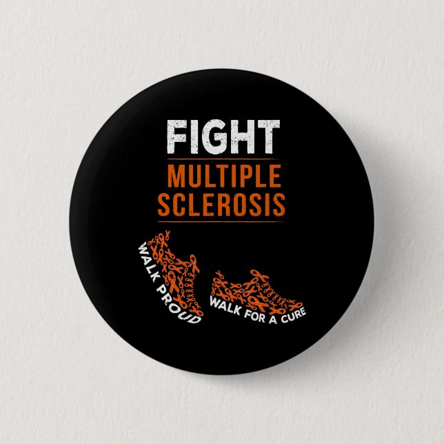 Badge Rond 5 Cm Lutter contre la sclérose en plaques (Devant)
