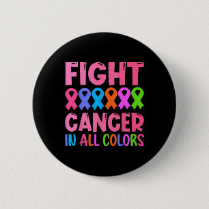 Badge Rond 5 Cm Lutter contre le cancer dans toutes les couleurs R