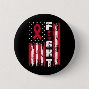 Badge Rond 5 Cm Lutter contre le cancer du sang Sensibilisation Pa