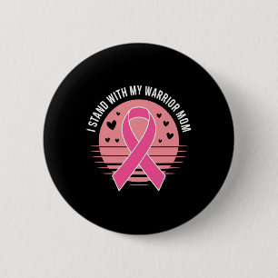 Badge Rond 5 Cm Lutter contre le cancer du sein Mois pour les fill