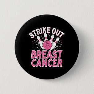 Badge Rond 5 Cm Lutter contre le cancer du sein - Sensibilisation