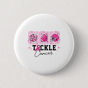 Badge Rond 5 Cm Lutter contre le cancer du sein Sensibilisation au
