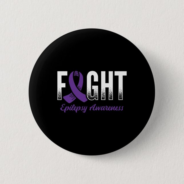 Badge Rond 5 Cm Lutter contre l'épilepsie (Devant)