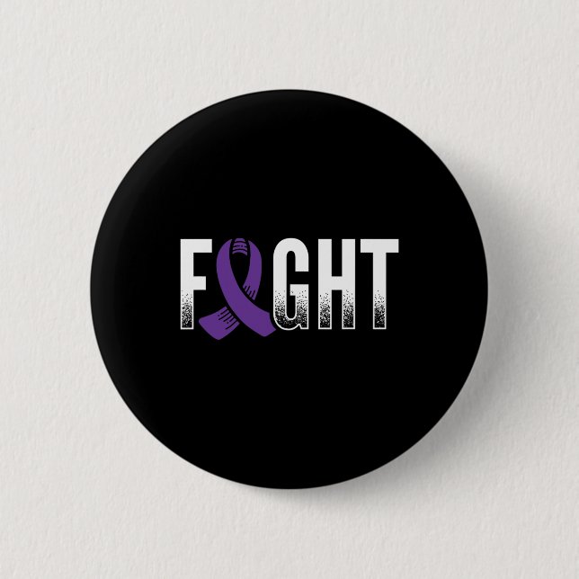 Badge Rond 5 Cm Lutter contre l'épilepsie violette (Devant)