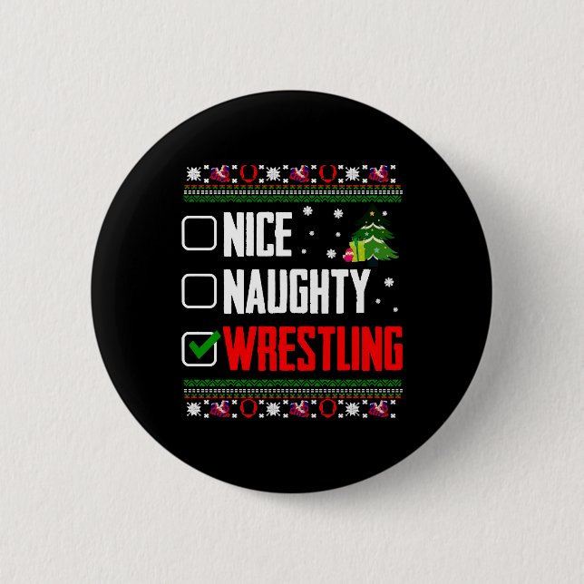 Badge Rond 5 Cm Lutter contre Noël laid (Devant)