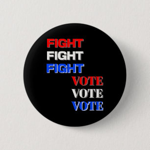 Badge Rond 5 Cm Lutter Pour L'Élection Présidentielle De Trump