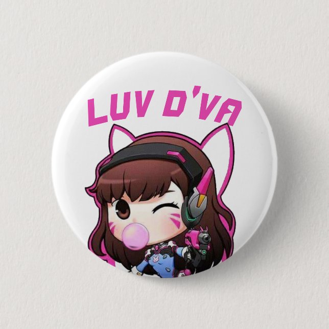 Badge Rond 5 Cm Luv De Va (Devant)