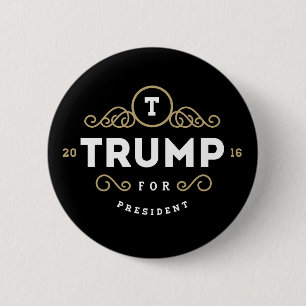 Badge Rond 5 Cm Luxe de Donald Trump