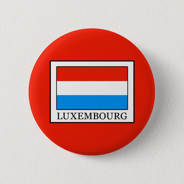 Badge Rond 5 Cm Luxembourg (Devant)