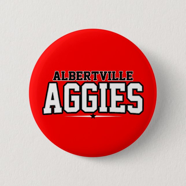 Badge Rond 5 Cm Lycée d'Albertville ; Aggies (Devant)