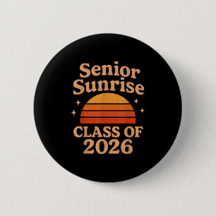 Badge Rond 5 Cm Lycée Sunrise 2026 Lycée 12e douzième année