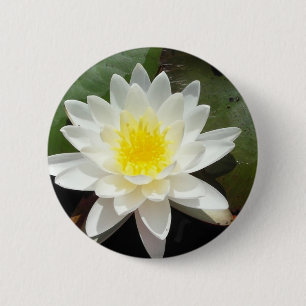 Badge Rond 5 Cm Lys d'eau