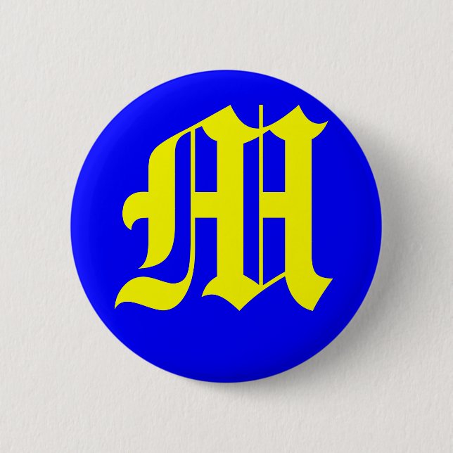 BADGE ROND 5 CM M - ANCIEN ANGLAIS (Devant)