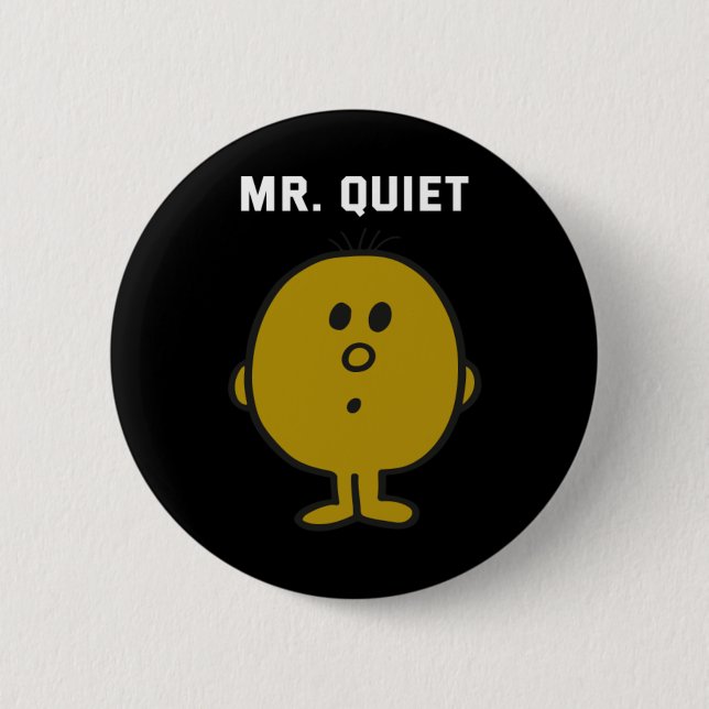 Badge Rond 5 Cm M. Conception silencieuse (Devant)