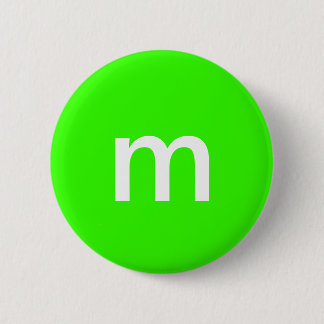 Badge Rond 5 Cm M&m vert