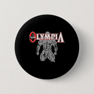 Badge Rond 5 Cm M. Olympia Pour Hommes Femmes Fitness Bodybuilding