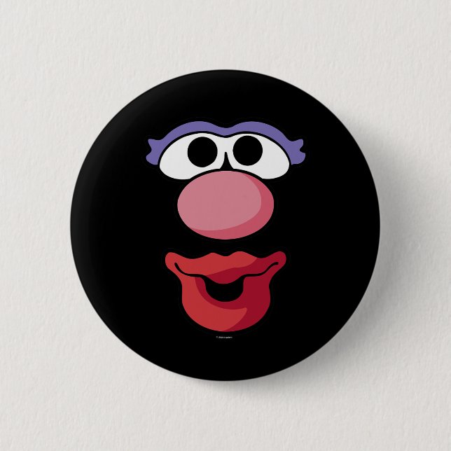 Badge Rond 5 Cm M. Potato Head Halloween Mme Potato Head Big Fac (Devant)