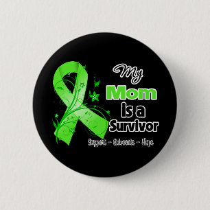 Badge Rond 5 Cm Ma maman est une survivante de lymphome