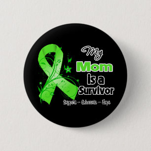 Badge Rond 5 Cm Ma mère est une survivante du lymphome