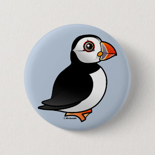 Badge Rond 5 Cm Macareux atlantique