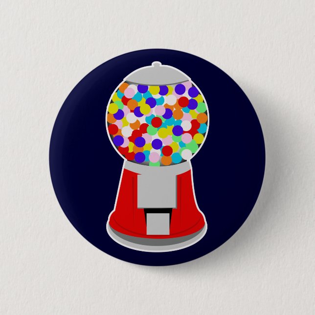 Badge Rond 5 Cm Machine de Gumball (Devant)
