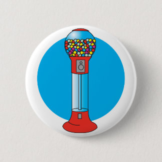 Badge Rond 5 Cm machine de gumball rétro