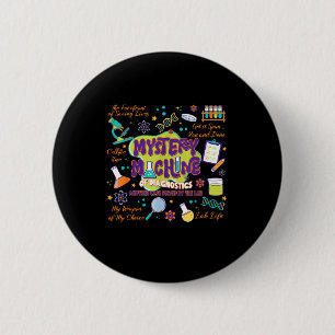Badge Rond 5 Cm Machine Mystère de la Semaine du laboratoire de di