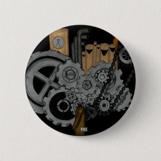 Badge Rond 5 Cm Machines à vapeur
