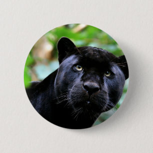 Badge Rond 5 Cm Macro Black Panther
