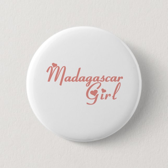 Badge Rond 5 Cm Madagascar (Devant)